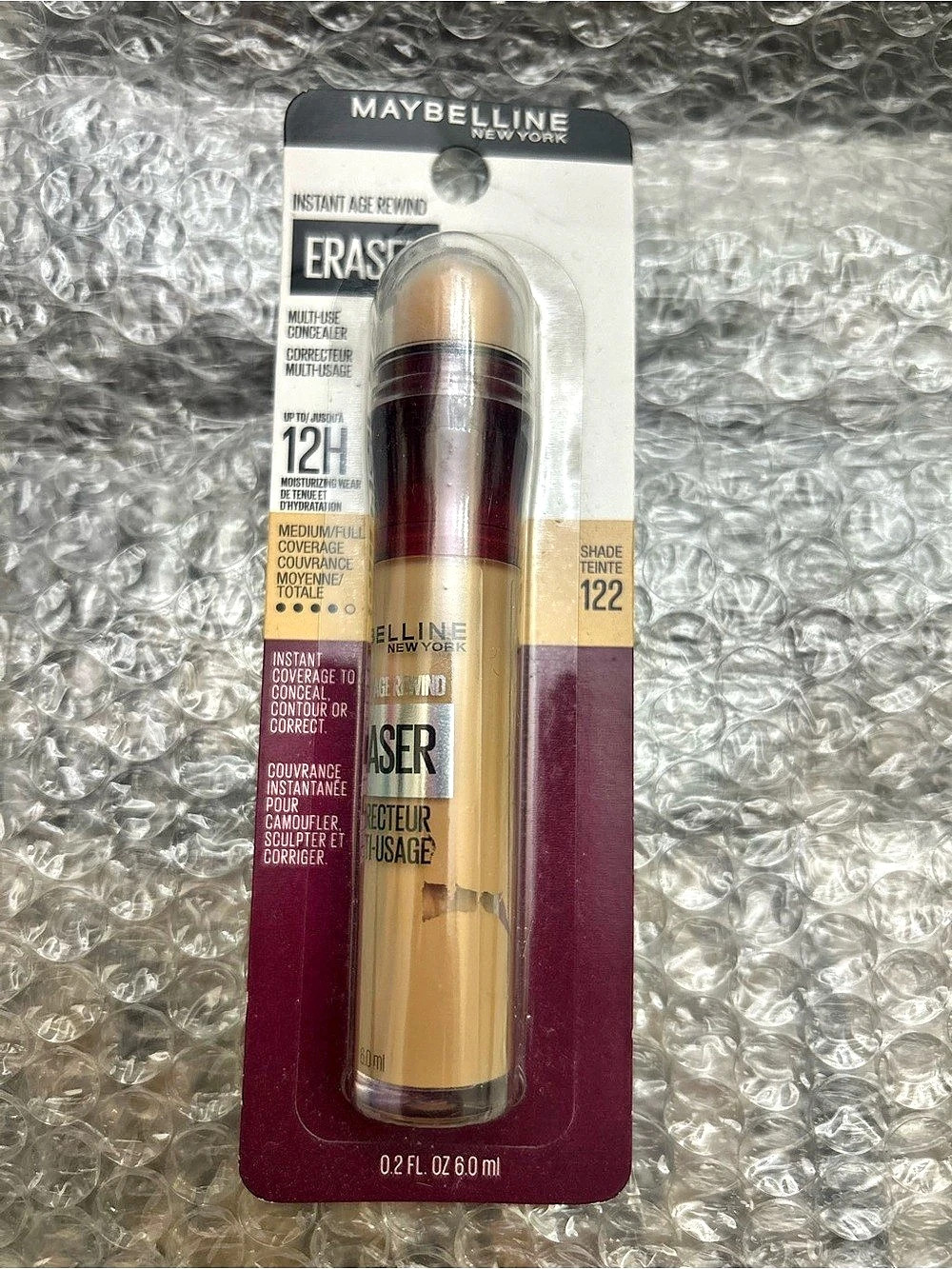 Maybelline Instant Age Rewind Eraser Multi-Use Concealer Shade 122 NWT
